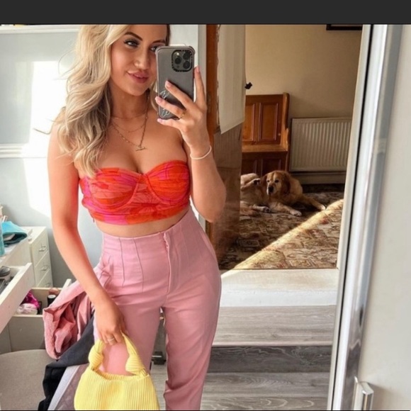 NWT Zara tulle corset top - Picture 5 of 10